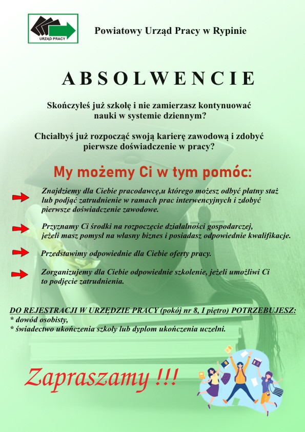 plakat absolwenci